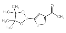 4-(Acetyl)thiophene-2-boronic acid pinacol ester Structure
