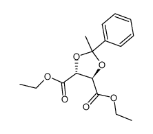 O-benzylidene tartrate Structure