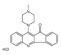 10-(4-methylpiperazin-1-yl)indeno[1,2-b]quinolin-11-one,hydrochloride结构式