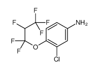 3-Chloro-4-(1,1,2,3,3,3-hexafluoropropoxy)benzenamine structure