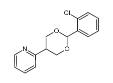 2-(2-(2-chlorophenyl)-1,3-dioxan-5-yl)pyridine结构式