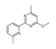 4-methoxy-6-methyl-2-(6-methylpyridin-2-yl)pyrimidine Structure