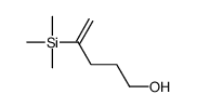 4-trimethylsilylpent-4-en-1-ol Structure