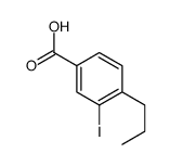 3-碘-4-丙基苯甲酸结构式