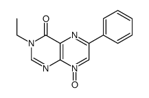 3-ethyl-8-oxido-6-phenylpteridin-8-ium-4-one Structure