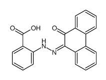 2-[2-(10-oxophenanthren-9-ylidene)hydrazinyl]benzoic acid结构式