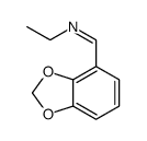 1-(1,3-benzodioxol-4-yl)-N-ethylmethanimine Structure