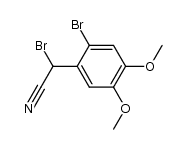 α-6-dibromohomoveratronitrile Structure