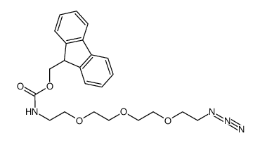 Fmoc-N-amido-PEG3-azide Structure