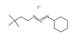 (2-Cyclohexyliminomethyleneamino-ethyl)-trimethyl-ammonium; iodide结构式
