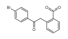 1-(4-bromophenyl)-2-(2-nitrophenyl)ethanone结构式