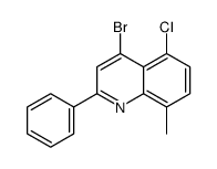 4-bromo-5-chloro-8-methyl-2-phenylquinoline Structure