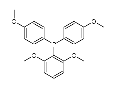 (2,6-dimethoxyphenyl)bis(4-methoxyphenyl)phosphine Structure