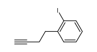 1-(but-3-yn-1-yl)-2-iodobenzene结构式