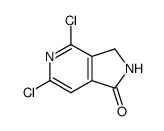 1H-Pyrrolo[3,4-c]pyridin-1-one, 4,6-dichloro-2,3-dihydro- structure