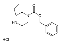 (S)-3-乙基哌嗪-1-羧酸苄酯盐酸盐图片