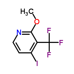 4-Iodo-2-methoxy-3-(trifluoromethyl)pyridine结构式