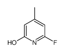 2-Fluoro-6-hydroxy-4-Methylpyridine Structure
