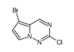 5-bromo-2-chloropyrrolo[2,1-f][1,2,4]triazine structure