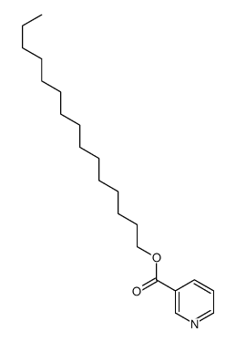 pentadecyl pyridine-3-carboxylate结构式