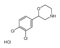 2-(3,4-dichlorophenyl)morpholine,hydrochloride Structure