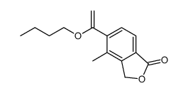 5-(1-butoxy-vinyl)-4-methyl-3H-isobenzofuran-1-one Structure
