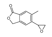 6-methyl-5-(oxiran-2-yl)-2-benzofuran-1(3H)-one结构式