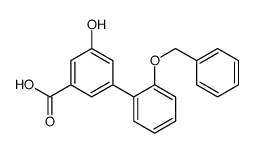 3-hydroxy-5-(2-phenylmethoxyphenyl)benzoic acid Structure