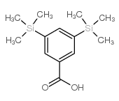 3,5-bis-trimethylsilanyl-benzoic acid Structure