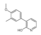 3-(4-methoxy-3-methylphenyl)-1H-pyridin-2-one结构式