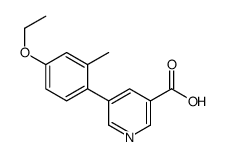 5-(4-ethoxy-2-methylphenyl)pyridine-3-carboxylic acid Structure