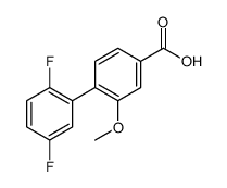 4-(2,5-difluorophenyl)-3-methoxybenzoic acid结构式