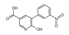 5-(3-nitrophenyl)-6-oxo-1H-pyridine-3-carboxylic acid结构式