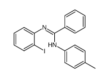 (Z)-N'-(2-iodophenyl)-N-(p-tolyl)benzimidamide Structure