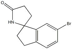 5-bromospiro[1,2-dihydroindene-3,5'-pyrrolidine]-2'-one Structure