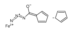Ferrocenoyl azide Structure