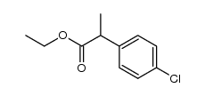 ethyl 2-(4-chlorophenyl)propionate结构式