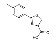 5-(4-methylphenyl)-2,3-dihydrothiophene-3-carboxylic acid Structure