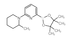 2-(2-Methylpiperidin-1-yl)-6-(4,4,5,5-tetramethyl-1,3,2-dioxaborolan-2-yl)pyridine picture