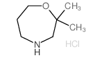 2,2-Dimethyl-1,4-oxazepane hydrochloride结构式