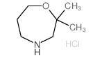 2,2-Dimethyl-1,4-oxazepane hydrochloride structure