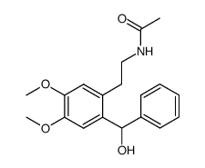 N-(2-(hydroxy(phenyl)methyl)-4,5-dimethoxyphenethyl)acetamide Structure