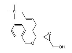 [3-(1-phenylmethoxy-6-trimethylsilylhex-4-enyl)oxiran-2-yl]methanol结构式