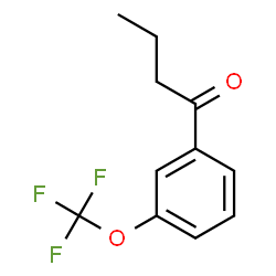 1-Butanone, 1-[3-(trifluoromethoxy)phenyl]- Structure