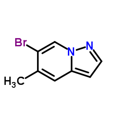 6-Bromo-5-methylpyrazolo[1,5-a]pyridine Structure