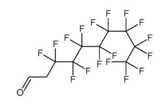 3,3,4,4,5,5,6,6,7,7,8,8,9,9,10,10,10-Heptadecafluorodecanal Structure