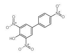[1,1'-Biphenyl]-4-ol,3,4',5-trinitro- Structure