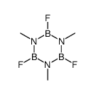 2,4,6-trifluoro-1,3,5-trimethyl-1,3,5,2,4,6-triazatriborinane Structure