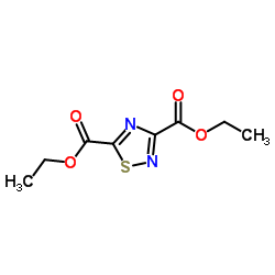 Diethyl 1,2,4-thiadiazole-3,5-dicarboxylate结构式