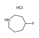 4-氟氮杂环庚烷盐酸盐结构式